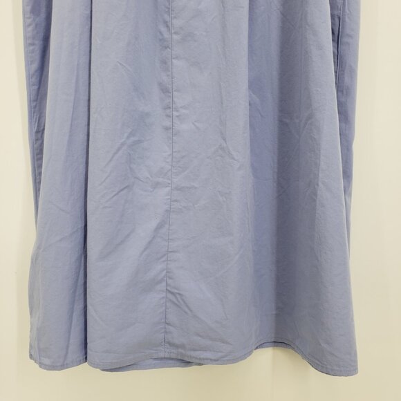 Universal Thread Smocked Waist Midi Dress 2X Short Flutter Sleeves Light Blue - Picture 8 of 11